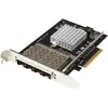 Image de StarTech Pcie Card 4 Port Sfp+ (Mini PCI Express), Carte réseau, Noir