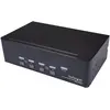 Image de StarTech 4PT DUAL DP KVM SWITCH 4K60, Commutateur KVM, Noir
