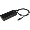 Image de StarTech HB30C5A2CST (USB-C, 7 ports), Station d’accueil + hub USB, Noir