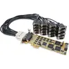 Image de StarTech Carte Pci Express 16 Ports, Contrôleur SATA