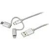 Image de Startech Câble Usb Micro-usb Usb-c Lightning 1m