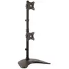Image de StarTech.com Support de bureau vertical pour deux ecrans a fixation VESA jusqu'a 27" - Support moniteur multi-ecrans - Acier - pied