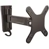 Image de StarTech Wall Mount Arm - Single Swivel (Mur, 27", 15 kg), Support de moniteur, Noir