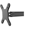 Image de Startech Bras d'écran à montage mural - Double pivot - Support mural pour moniteur plat à fixation VESA jusqu'à 27" 15 kg - Kit de montage (support de fixation, vis, bras pour moniteur) - bras réglable - pour Écran LCD - aluminium - noir - Taille d'