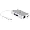 Image de StarTech Multiport (USB-C, 2 ports), Station d’accueil + hub USB, Argent