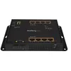 Image de StarTech.com Switch Gigabit Ethernet géré à 8 ports PoE+ avec 2 connexions SFP - Fixation murale et accès en façade (IES101GP2SFW) - Commutateur - Géré - 8 x 10/100/1000 (PoE+) + 2 x SFP - Montage sur rail DIN, fixation murale - PoE+ (200 W) - pour