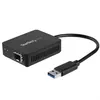 Image de Startech Adaptateur réseau USB 3.0 vers fibre optique Gigabit Ethernet avec SFP ouvert (US1GA30SFP) - Adaptateur réseau - USB 3.0 - 1000Base-LX/1000Base-SX x 1 - noir