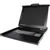 Image de StarTech 1U Single-Port KVM Console for Server Ra, Commutateur KVM, Noir