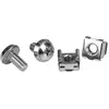 Image de StarTech Vis de rack M6 et écrous cage M6 - paquet de 20 - écrous M6 - Vis de montage de l'armoire serveur, Armoire serveur : accessoires, Argent