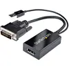 Image de StarTech Dvi Vers L'Adaptateur De Port D'Affichage (5.80 cm), Adaptateur données + vidéo, Noir