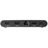 Image de StarTech.com Dock USB C - Station d'Accueil USB-C à Double Écran 4K HDMI - 100 W Power Delivery Pass-through, GbE, 2 USB A - Mini Hub Type C - Adaptateur Multiport pour PC Portable (DK30C2HAGPD) - Station d'accueil - USB-C - 2 x HDMI - GigE - pour P/N: