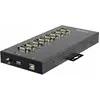 Image de StarTech Adaptateur industriel 8 ports USB vers RS232/422/485 - Protection ESD 15kv - Adaptateur USB vers (USB-A, 8 ports), Station d’accueil + hub USB, Noir