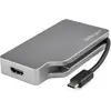 Image de StarTech USB C Multiport Adapter (USB-C, 17.50 cm), Adaptateur données + vidéo, Gris