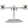 Image de StarTech.com Dual-Monitor Stand - Horizontal - Silver