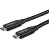 Image de StarTech Câble USB-C vers USB-C avec 5A Power Delivery - St/St - 1m - USB 2.0 - Certifié USB-IF - USB Ty... (1 m, USB 2.0, 5 W), Câble USB