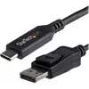 Image de StarTech USB Typ C   DisplayPort (1.80 m), Câble vidéo, Noir
