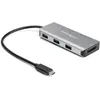 Image de StarTech HUB USB 1x SD + 3x USB-A 3.2 Gen2 (HB31C3ASDMB) (USB-C, 3 ports), Station d’accueil + hub USB, Noir, Gris