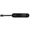 Image de StarTech.com Adaptateur multiport AV numérique USB-C - VGA et HDMI 4K 30 Hz - Gris sidéral - Câble intégré - CDP2HDVGA - Adaptateur vidéo externe - IT6222 - USB-C - HDMI, VGA - gris sidéral