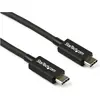 Image de StarTech CBLE THUNDERBOLT 3 - 40GBPS (0.80 m, Thunderbolt 3, 100 W), Câble USB