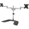 Image de StarTech Support à double moniteur (Tables, 32", 8 kg), Support de moniteur, Noir, Argent
