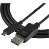 Image de StarTech .com Câble adaptateur 1 m USB-C vers DisplayPort (0.20 m), Câble vidéo, Noir