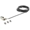 Image de StarTech Antivol universel pour ordinateur portable 3 en 1 avec câble - câble de sécurité à 4 chiffres -, Sécurité notebook, Noir, Argent