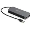 Image de StarTech HB30AM4AB Concentrateur d'interface USB 3.2 Gen 1 (3.1 Gen 1) Type-A (USB-A, 4 ports), Station d’accueil + hub USB, Noir
