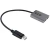 Image de StarTech com Hub DisplayPort HDMI Double - Dual HDMI 4K 60Hz - Hub DP vers HDMI MST - Convertisseur (HDMI, 30 cm), Adaptateur données + vidéo, Noir, Gris