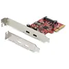 Image de Startech Carte PCI Express USB 3.1 à 2 ports USB-C - Jusqu'à 10 Gbps - Adaptateur USB - PCIe 3.0 x4 profil bas - USB-C 3.1 Gen 2 x 2 - pour P/N: S252BU313R