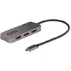 Image de StarTech MST14CD123HD (USB-C, 3 ports), Station d’accueil + hub USB, Gris