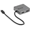 Image de StarTech .com USB-C Multiport Adapter (USB-C, 2 ports), Station d’accueil + hub USB, Noir, Argent