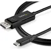 Image de StarTech USB Typ C   DisplayPort (2 m), Câble vidéo, Noir