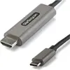 Image de StarTech Câble USB-C vers HDMI avec HDR10 - Câble adaptateur vidéo ultra HD USB Type-C vers HDMI 2.0b - (1 m), Câble vidéo, Noir, Argent