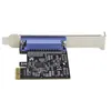 Image de Startech Carte PCIe Parallèle 1 Port - Carte Adaptateur PCI Express Parallèle DB25 - Carte Extension Contrôleur LPT Imprimantes, Scanners & Plotters - SPP/ECP - Standard/Low Profile (PEX1P2) - Adaptateur parallèle - PCIe - IEEE 1284 - noir