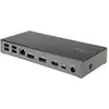 Image de StarTech Triple 4K (USB-C, 12 ports), Station d’accueil + hub USB, Gris
