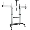 Image de StarTech.com STNDMTVDUO support pour téléviseur 152,4 cm (60") Noir, Argent