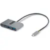 Image de StarTech COM Hub 4 ports USB-C avec Power Delivery - 2x USB-A + 2x USB-C - Câble 30cm - USB-C Mini Hub (USB-C, 4 ports), Station d’accueil + hub USB, Gris