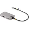 Image de StarTech 104B-USBC (USB-C, 5 ports), Station d’accueil + hub USB, Noir, Argent