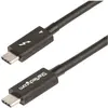 Image de StarTech CBLE THUNDERBOLT DE 3FT (1M) (1 m, Thunderbolt 4, USB 4, 100 W), Câble USB
