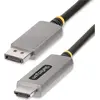 Image de StarTech DisplayPort   HDMI (Typ A) (2 m), Câble vidéo, Noir, Argent