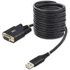 Image de StarTech COM 10ft/3m USB to Null Modem Serial Adapter Cable COM Retention FTDI USB-A to RS232 Change (3 m), Câble d'interface