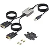 Image de StarTech COM 13ft/4m 2-Port USB to Serial Adapter Cable COM Retention FTDI USB-A to DB9 RS232 Change (4 m), Câble d'interface
