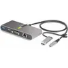 Image de StarTech com 5G2A1SGBB-USB-C-HUB, Avec fil, USB 3.2 Gen 1 (3.1 Gen 1) Type-C, 100 W, 10,100,1000,200 (USB-C, 2 ports), Station d’accueil + hub USB, Gris