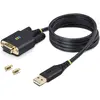 Image de StarTech COM 1m USB Câble null modem Rétention COM FTDI USB-A vers RS232 Câble null modem BD interchangeable (1 m), Câble d'interface