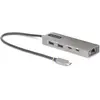 Image de StarTech 10G2A1C25EPD (USB-C, 5 ports), Station d’accueil + hub USB, Gris
