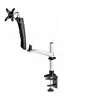 Image de StarTech.com Monitor Desk Mount, VESA 75x75/100x100, 27/30-inch Screens - Kit de montage (bras articulé) - bras réglable - pour Écran LCD - plastique, aluminium, acier - noir - Taille d'écran : jusqu'à 30 pouces - montrable sur bureau - Conformité T