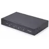 Image de StarTech COM 4 ports KM Switch avec itinérance souris USB 3.0 Commutateur clavier et souris Switch 3,5mm/USB, Commutateur KVM, Noir