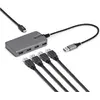 Image de StarTech 4-Port USB-A Hub, 5Gbps, Bus Powered (USB-A, 5 ports), Station d'accueil + hub USB, Gris
