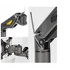 Image de StarTech.com Desk Mount Monitor Arm, Up To 32" Display, C-Clamp, TAA - Kit de montage (bras articulé, serre-joint en C) - pour moniteur - plastique, acier - noir - Taille d'écran : 17"-27" - montrable sur bureau - Conformité TAA