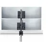 Image de StarTech.com Desk Mount For 2x Vertically Stacked Monitors, Dual 49" , TAA - Kit de montage (2 plaques VESA, capuchon de pôle, 2 support VESA, pince en C de 25 - 100 mm, assemblage de poteau, 2 colliers de support) - pour 2 écrans LCD / écrans LCD incur